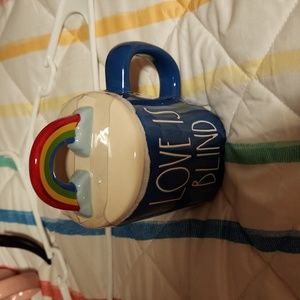 Rae dunn mug with topper